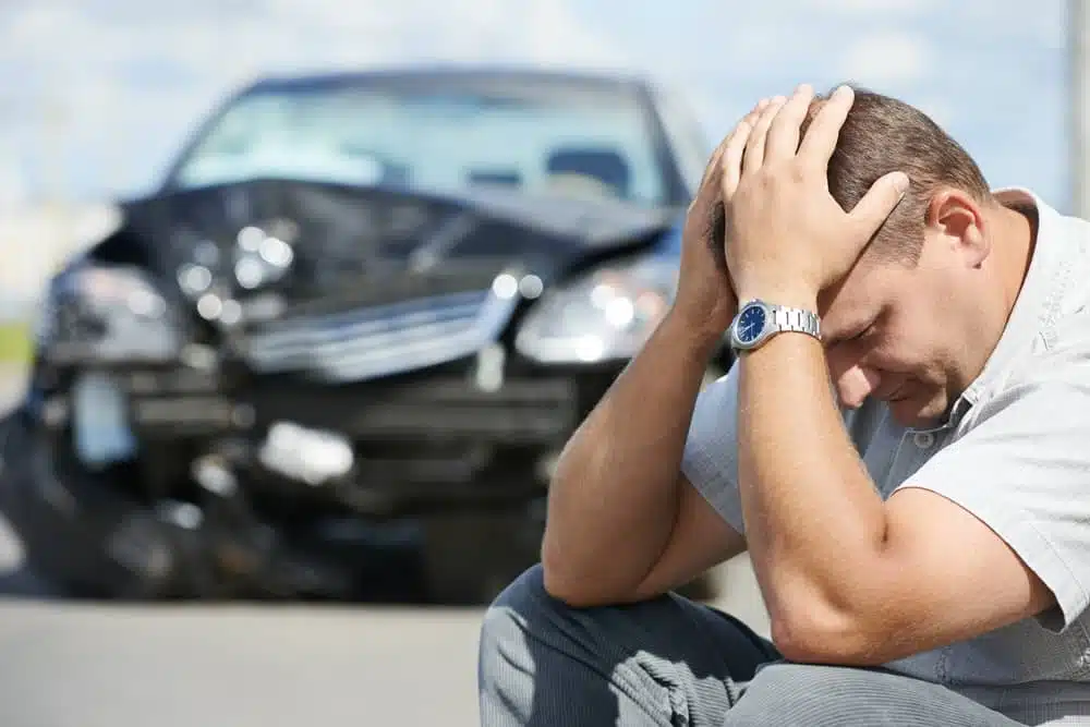 A man with the impact of car accidents on pre-existing injuries